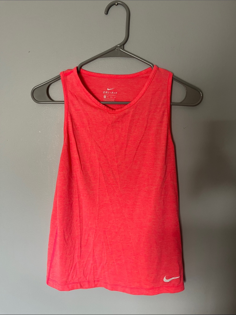 Nike Women’s Bright Coral dry fit tank top